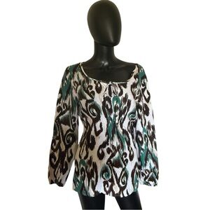 Style & co  long sleeve Lenin top size 16P
